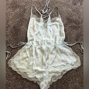 Victoria’s Secret Satin and lace intimate romper lingerie size XS